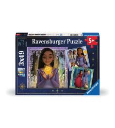 Puzzle Ravensburger Wish de 3x49 Piezas