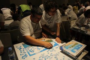 Dos Participantes de la prueba de parejas Dos Participantes de la prueba de parejas