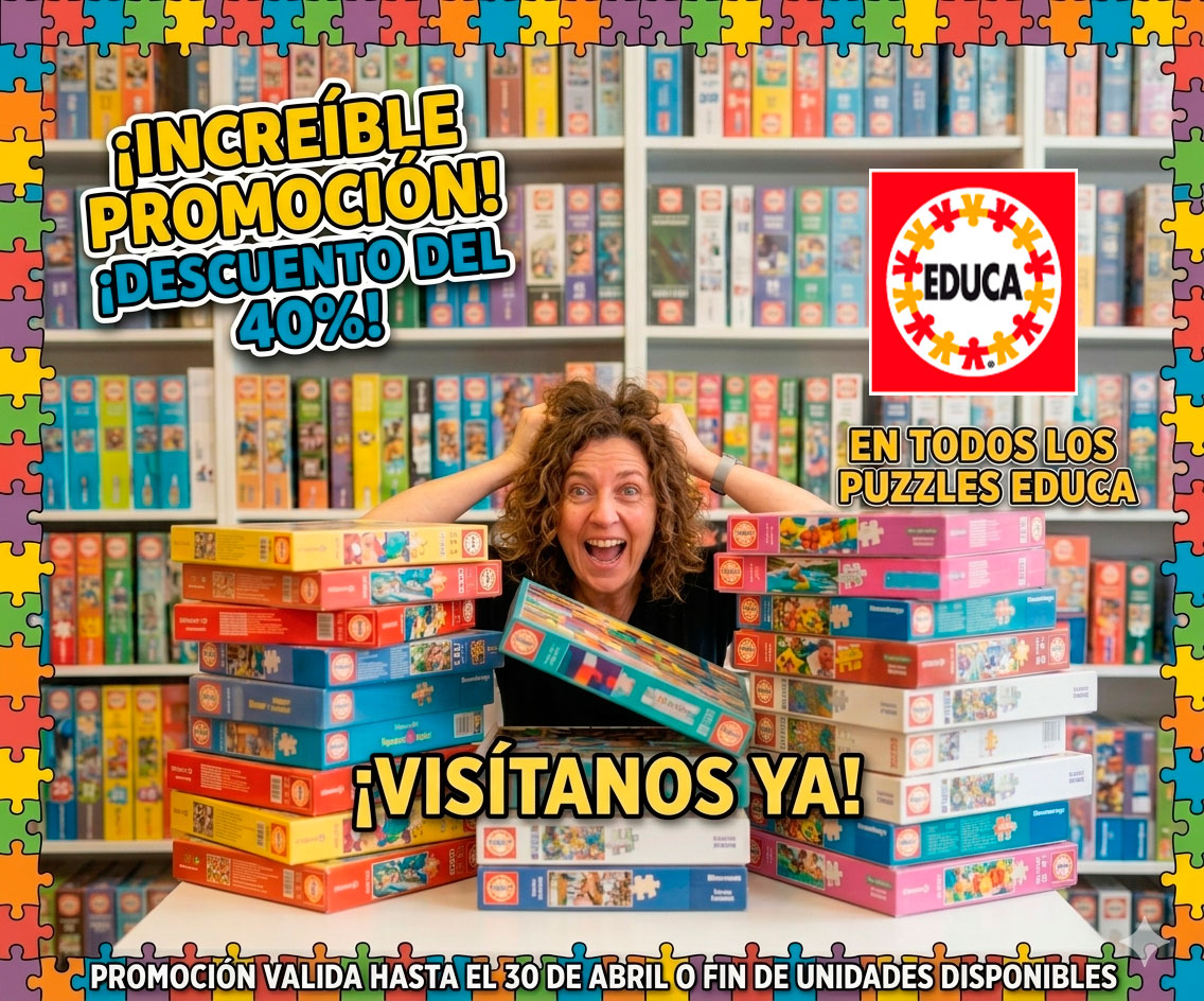40% de Descuento en Puzzles Educa