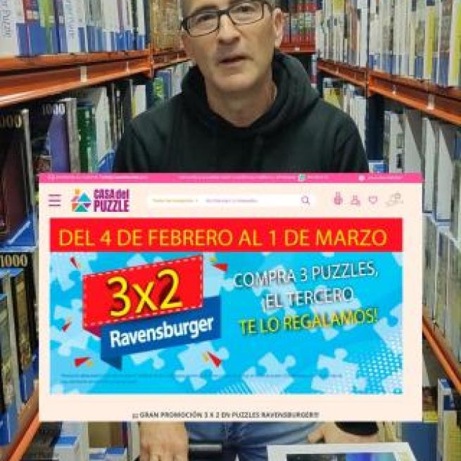 🔥🧩 ¡¡¡GRAN PROMOCIÓN 3×2 EN PUZZLES Ravensburger!!