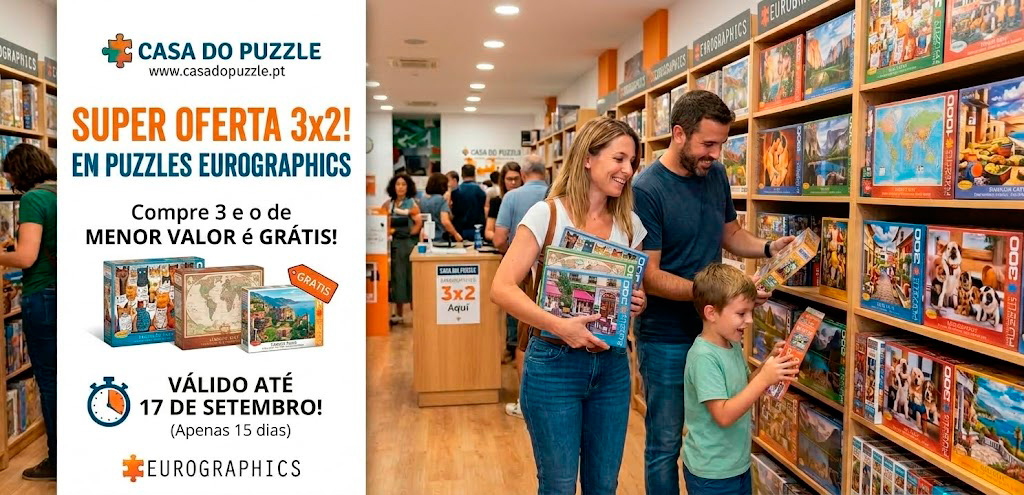 Promocion 3 X 2 Puzzles Eurographics 2026