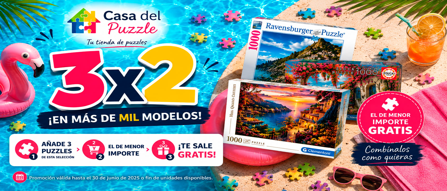 Promocion 3 X 2 Puzzles Seleccionados 2026