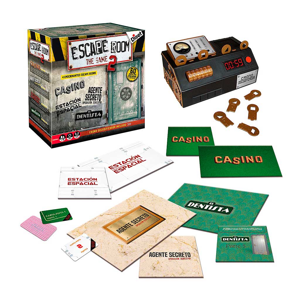 Comprar Juego de Mesa Diset Escape Room The Game 2 - Jumbo-62326