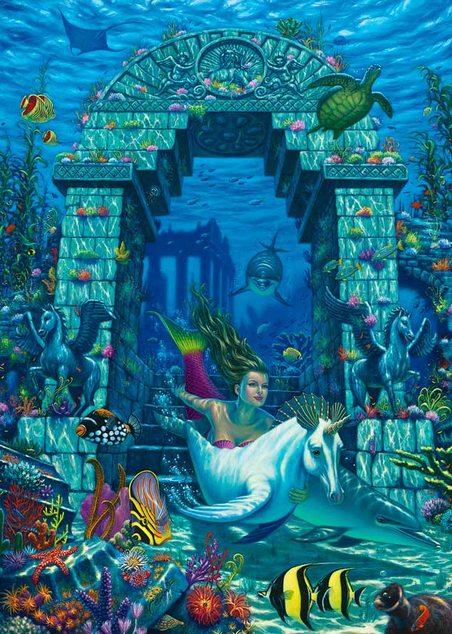 Puzzle Alipson Carrera Bajo el Mar de 1000 Piezas