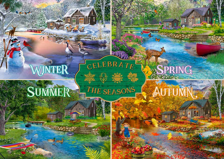 Puzzle Alipson Cuatro Estaciones de 1000 Piezas