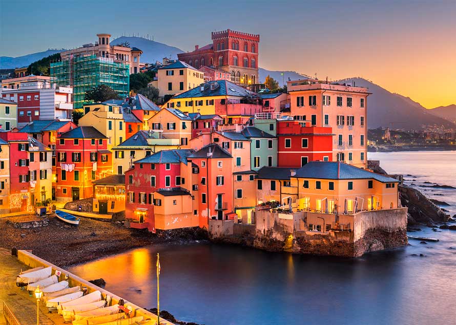 Puzzle Alipson Génova, Italia de 1000 Piezas