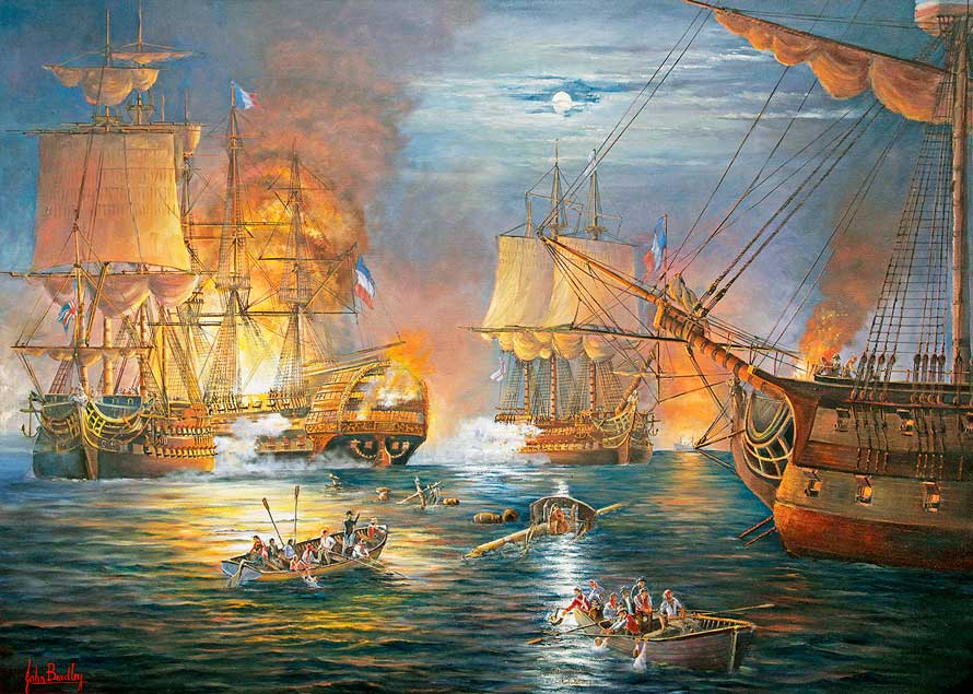Puzzle Alipson La Batalla del Nilo de 1000 Piezas