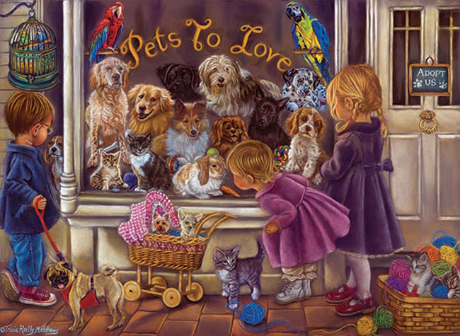 Puzzle Anatolian Amor por los Animales de 1000 Piezas