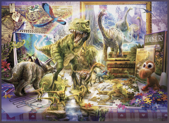 Puzzle Anatolian Dinosaurios Vuelven a la Vida de 1000 Piezas