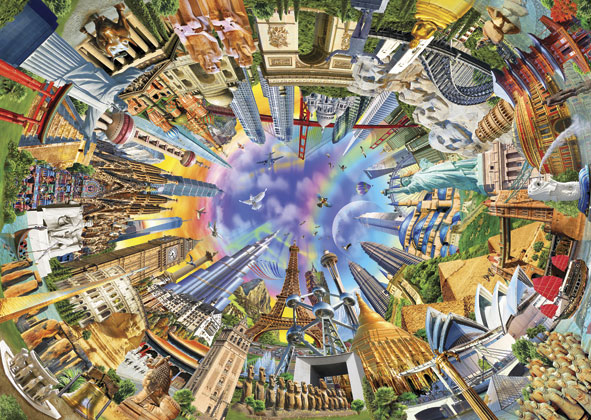 Puzzle Anatolian El Mundo en 360 Grados de 3000 Piezas