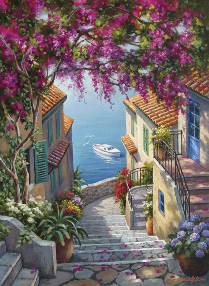 Puzzle Anatolian Escalera Hasta el Mar de 1000 Piezas