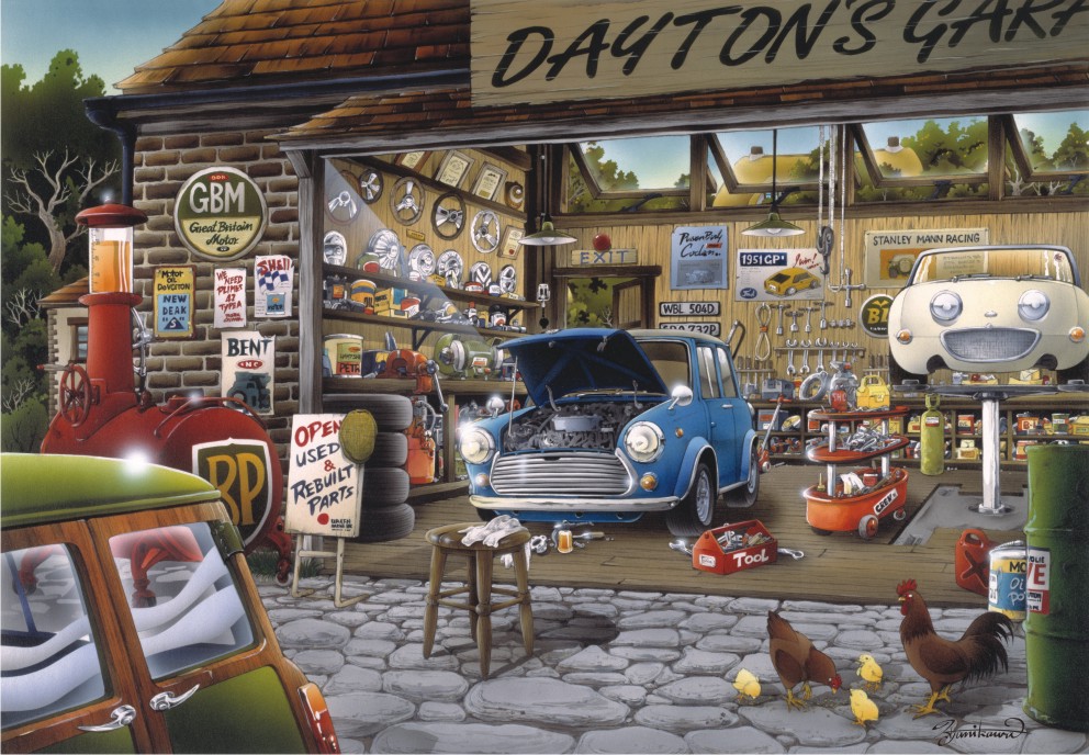 Puzzle Anatolian Garage Daytona de 500 Piezas