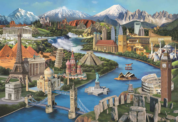 Puzzle Anatolian Monumentos del Mundo de 2000 Piezas