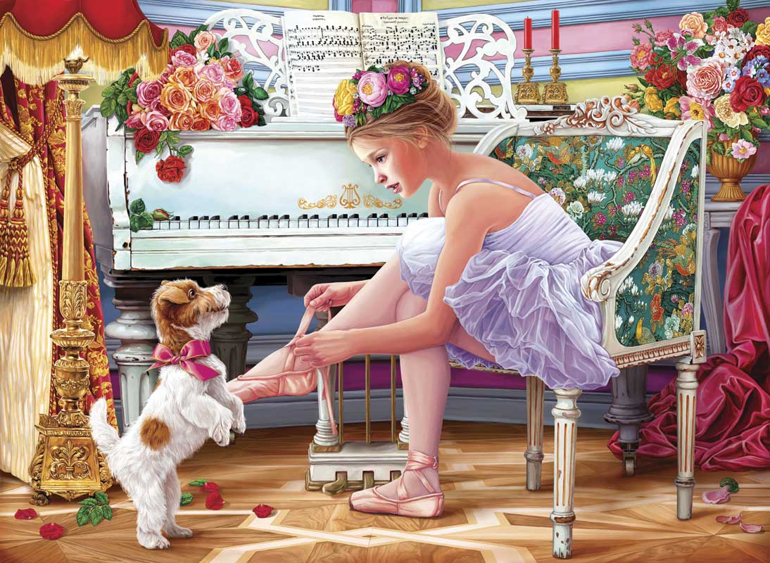 Puzzle Anatolian La Bailarina y su Cachorro de 1000 Piezas