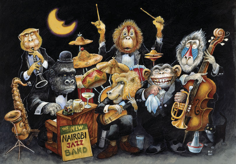 Puzzle Anatolian La Banda de Jazz de 500 Piezas