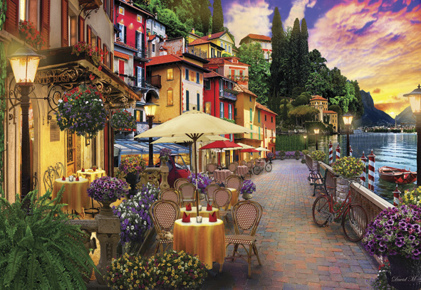 Puzzle Anatolian Lago Como Italia de 2000 Piezas
