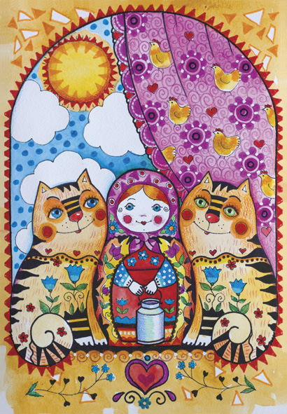 Puzzle Anatolian Muñeca Matrioska de 500 Piezas