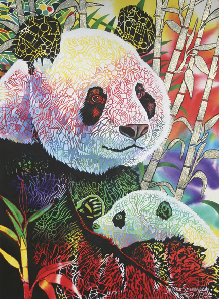 Puzzle Anatolian Panda de Arcoiris de 1000 Piezas