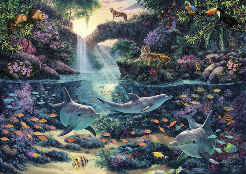 Puzzle Anatolian Paraíso en la Jungla de 3000 Piezas