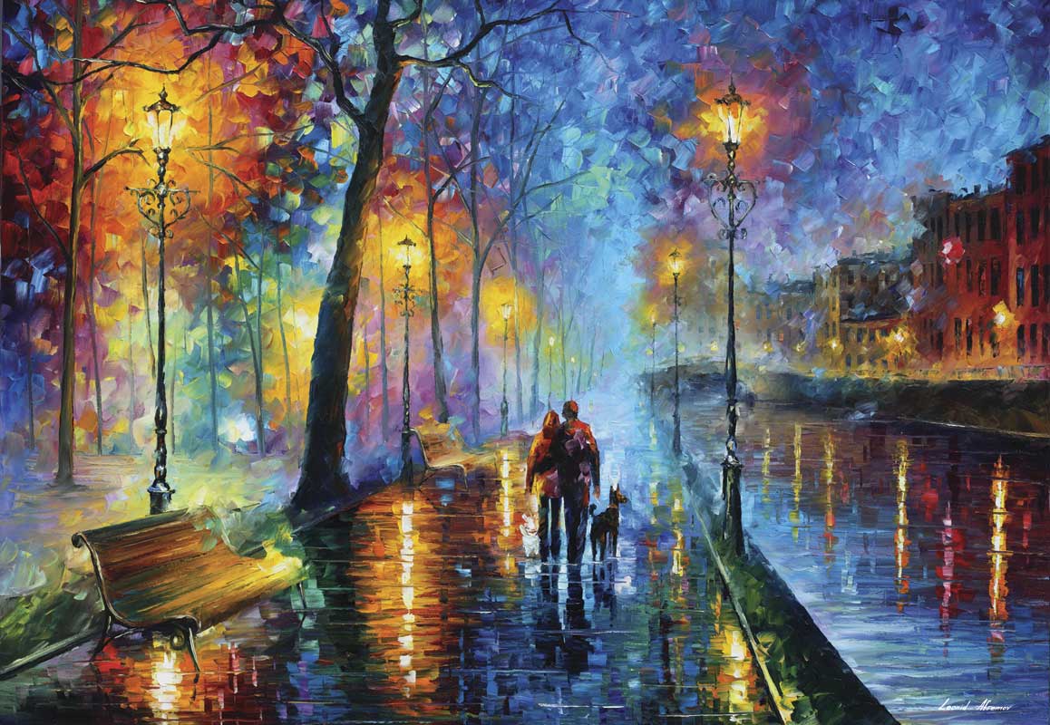 Puzzle Anatolian Paseo Nocturno de 2000 Piezas