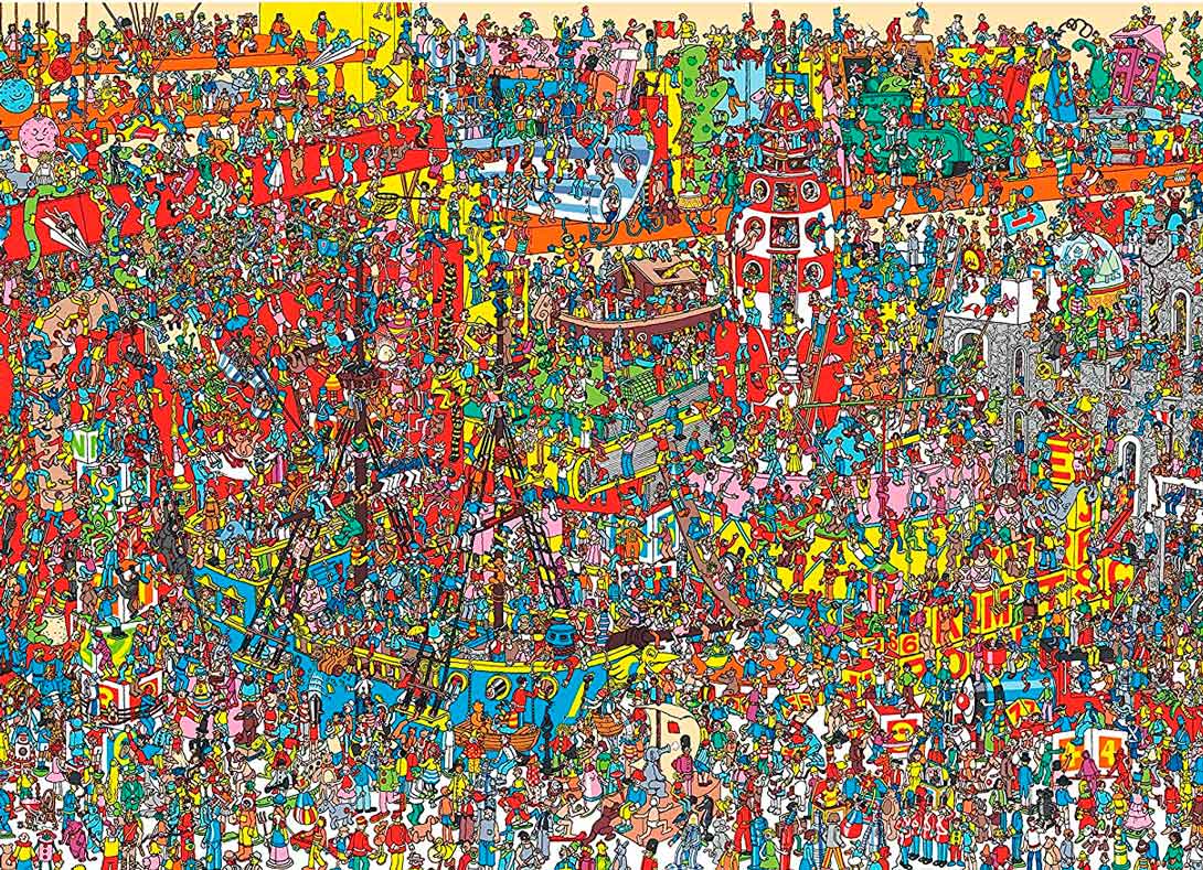 Puzzle Aquarius Dónde Está Waldo de 3000 Piezas