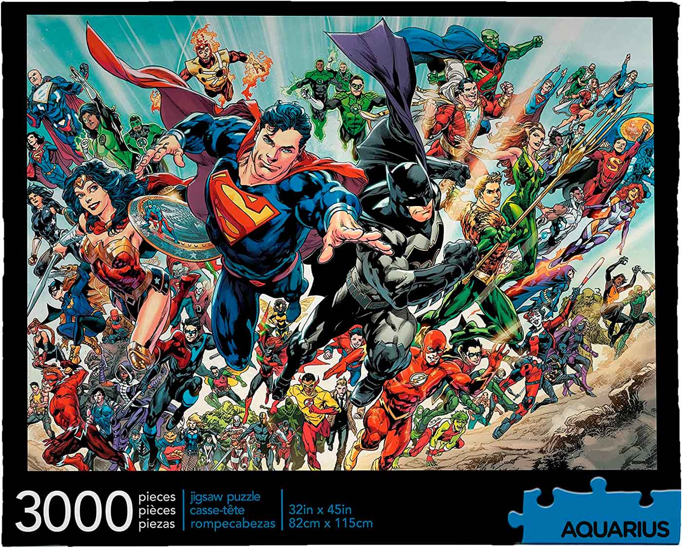 Comprar Puzzle Aquarius Héroes DC Cómics de 3000 Piezas - Aquarius-68512