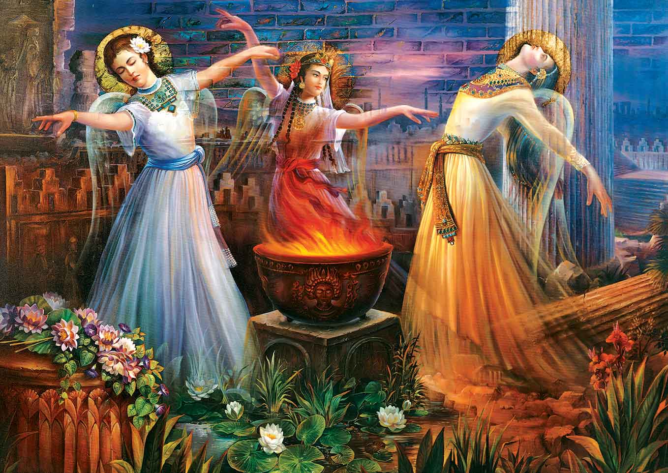 Puzzle Art Puzzle Agua, Fuego y Tierra de 2000 Piezas