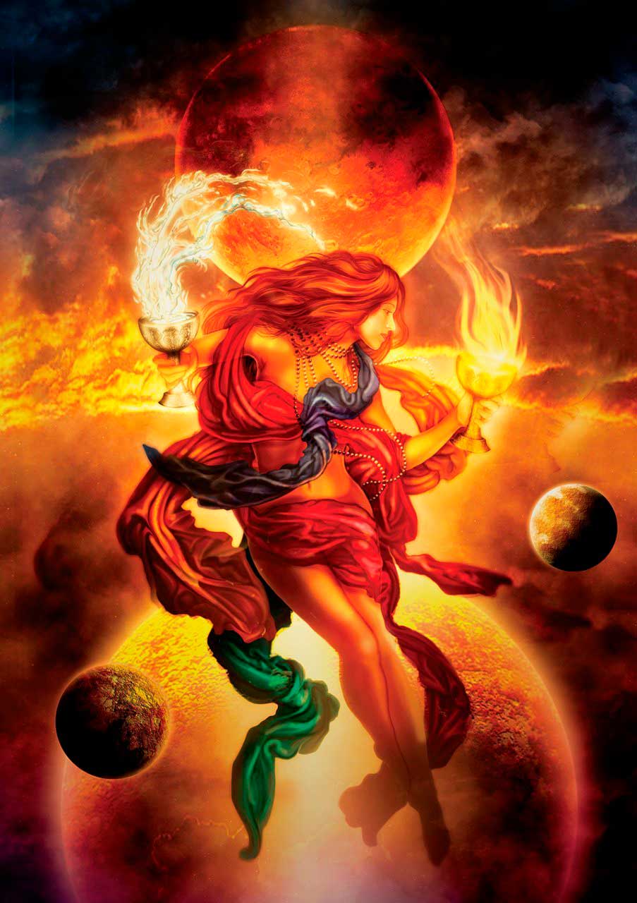 Puzzle Art Puzzle Agua y Fuego de 1000 Piezas