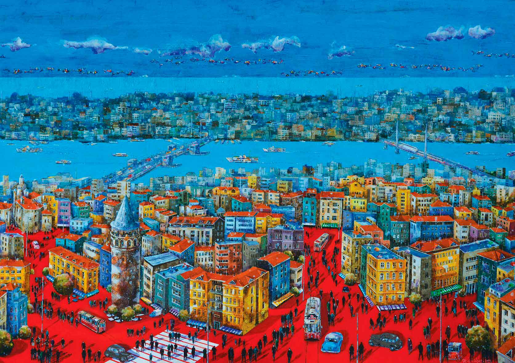 Puzzle Art Puzzle Cuento de Hadas de Estambul de 1000 Piezas
