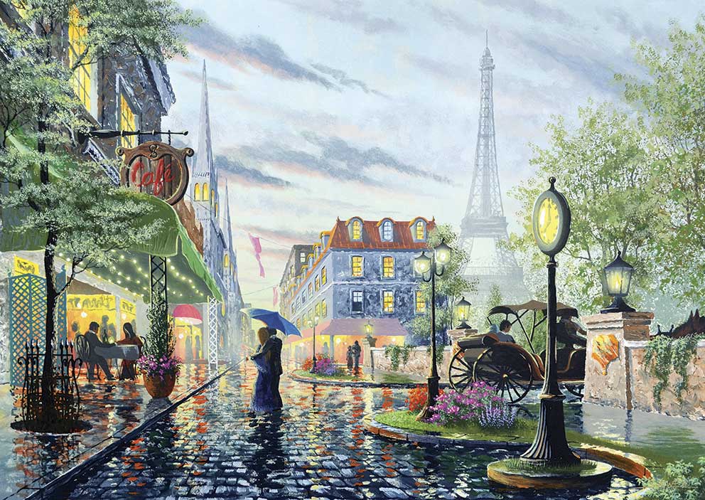 Puzzle Art Puzzle Lluvia de Verano en París de 2000 Piezas