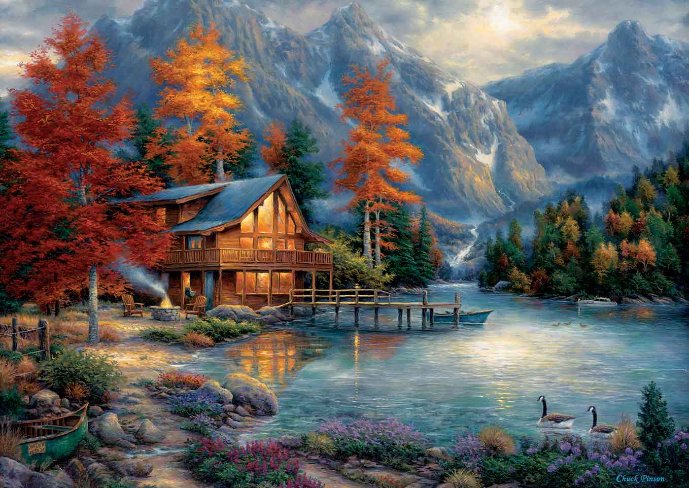 Puzzle Art Puzzle Reflejo de Otoño de 3000 Piezas