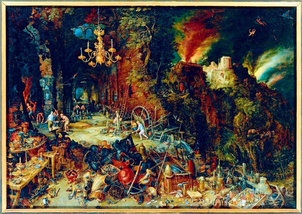 Puzzle Bluebird Alegoría de Fuego de 1000 Piezas