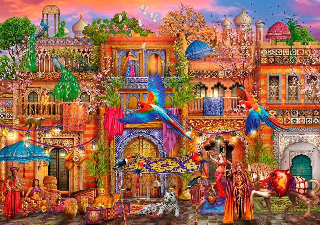 Puzzle Bluebird Calle Árabe de 4000 Piezas