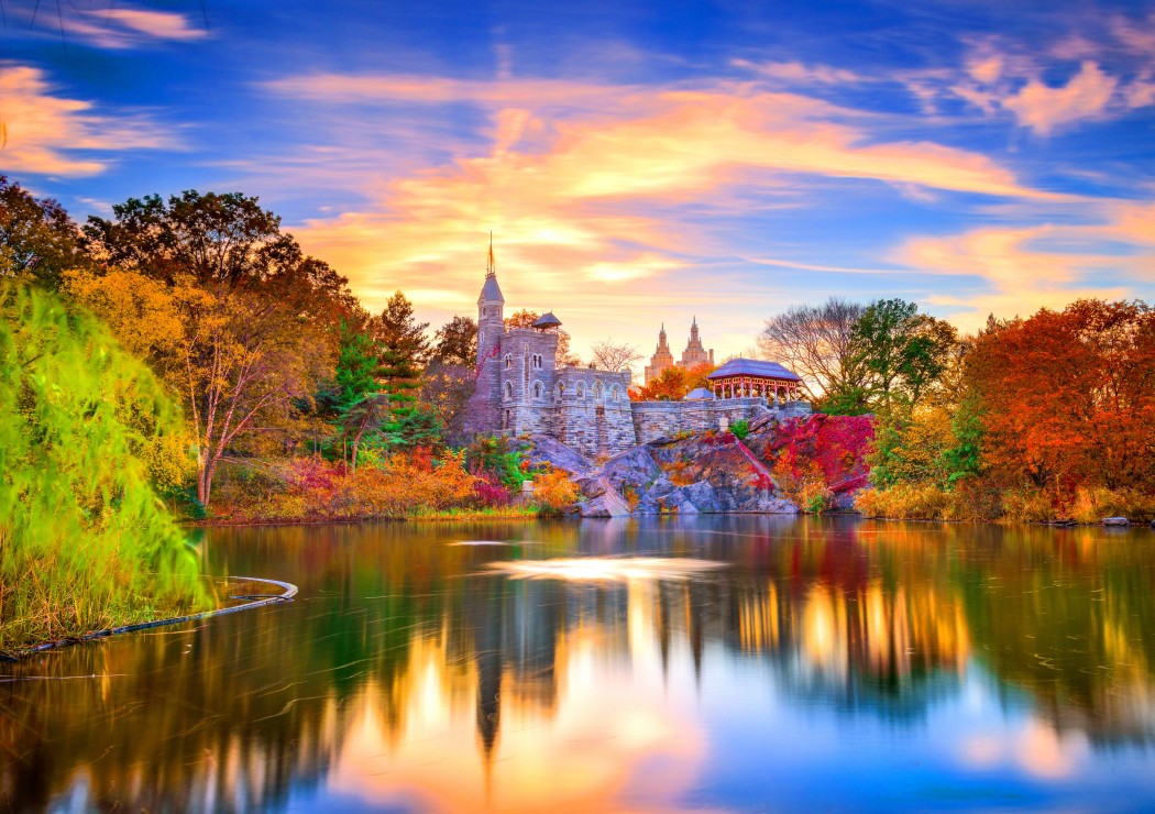 Puzzle Bluebird Castillo Belvedere, Nueva York de 1000 Pzs