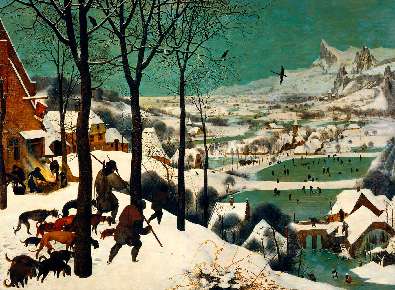 Puzzle Bluebird Cazadores en la Nieve de 3000 Piezas
