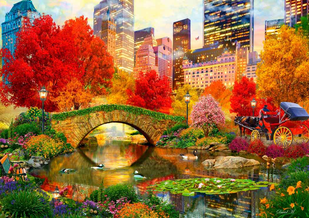 Puzzle Bluebird Central Park, Nueva York de 4000 Piezas