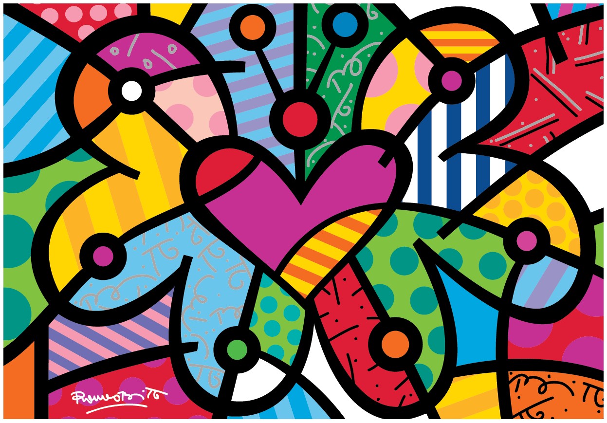 Puzzle Bluebird Corazón de Mariposa de 2000 Piezas