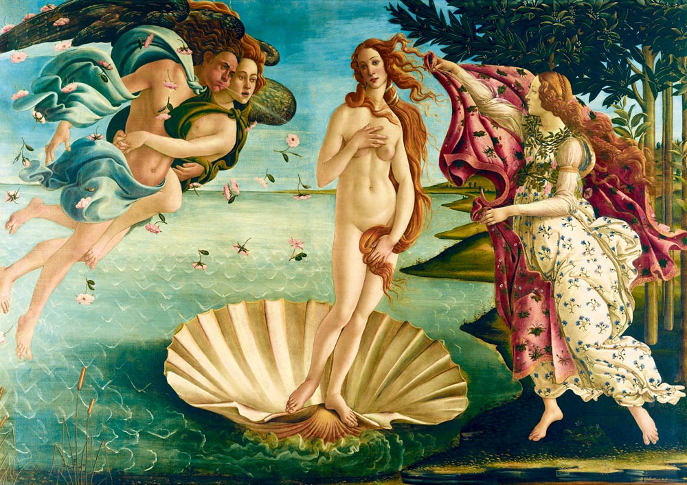 Puzzle Bluebird El Nacimiento de Venus de 1000 Piezas