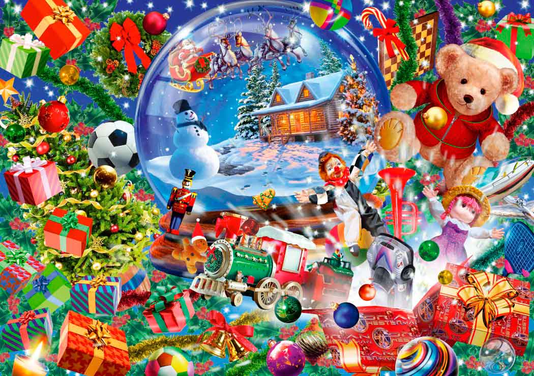 Puzzle Bluebird Esfera de Navidad de 1000 Piezas
