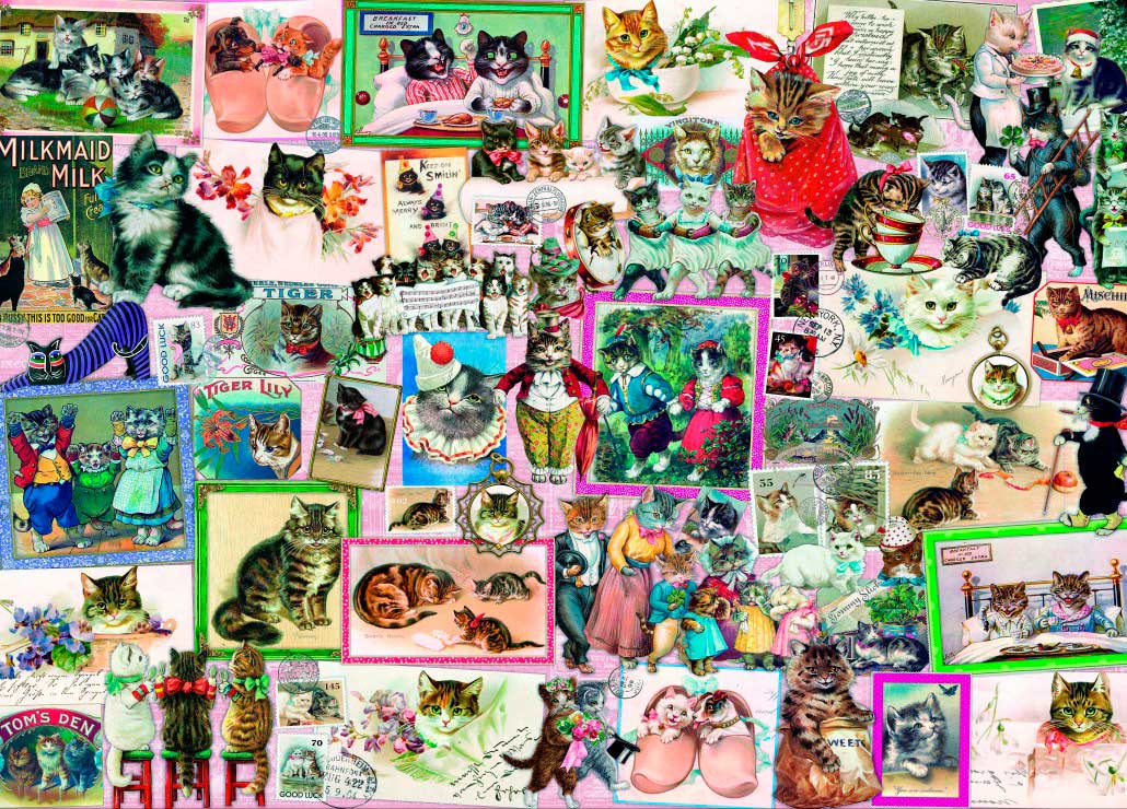 Puzzle Bluebird Gatos de 1500 Piezas