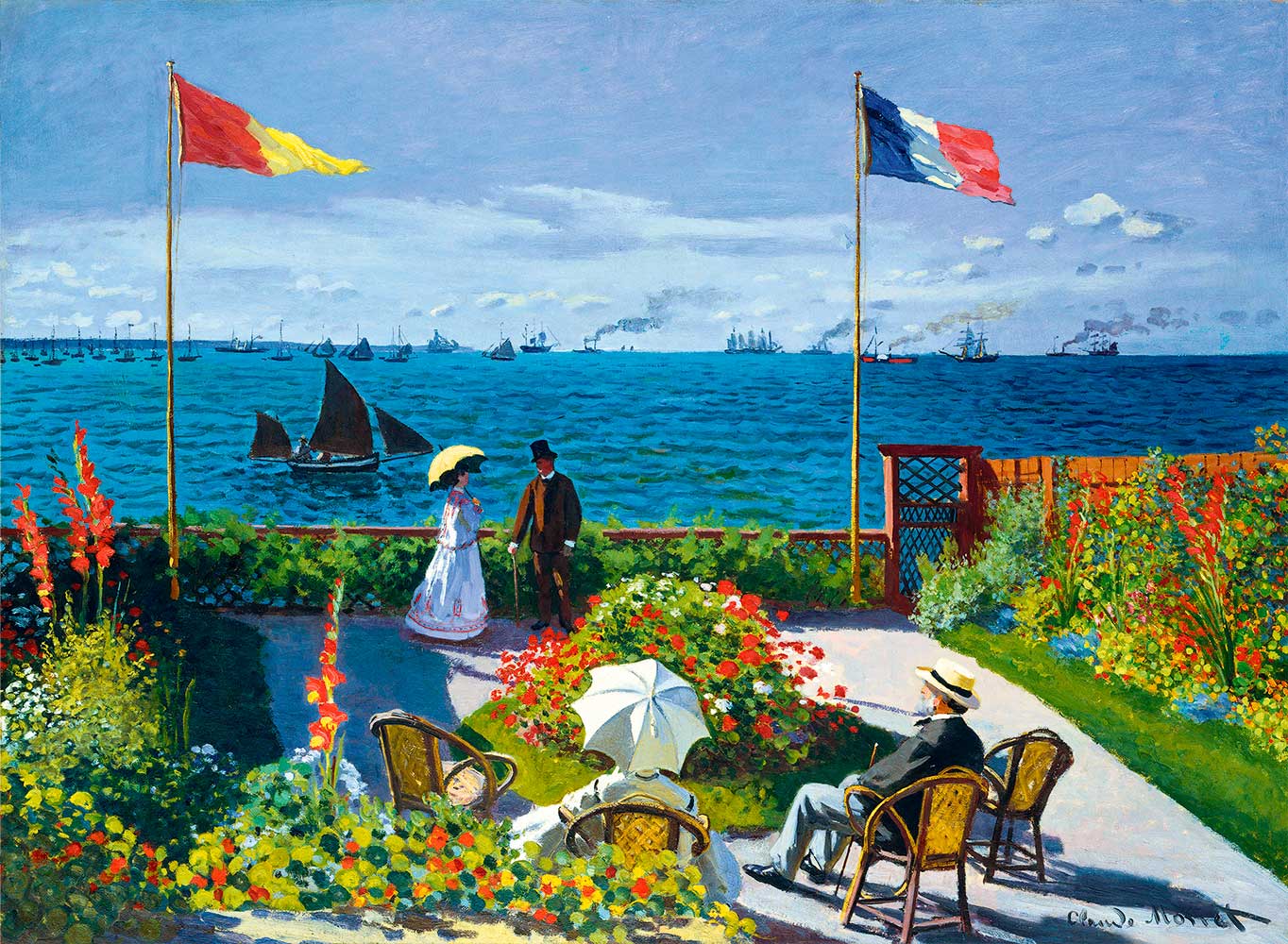 Puzzle Bluebird Jardín en Sainte-Adresse de 3000 Piezas