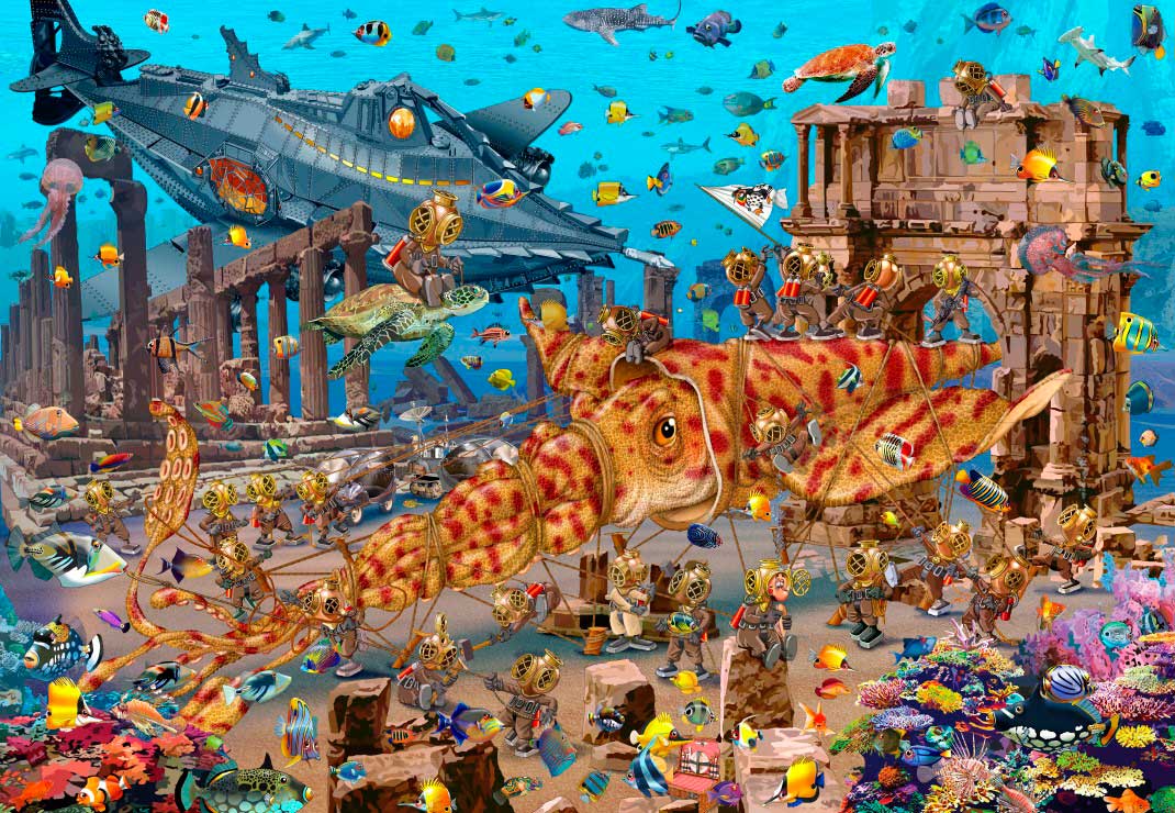 Puzzle Bluebird Nemo de 1000 Piezas