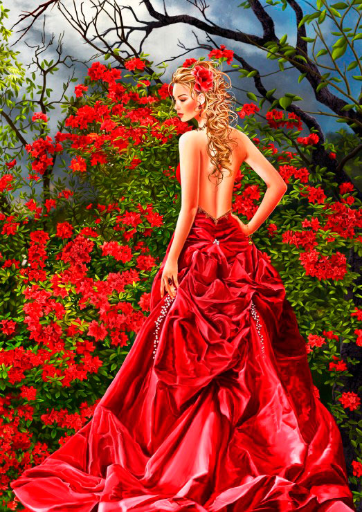 Puzzle Bluebird Tais de Rojo de 1500 Piezas