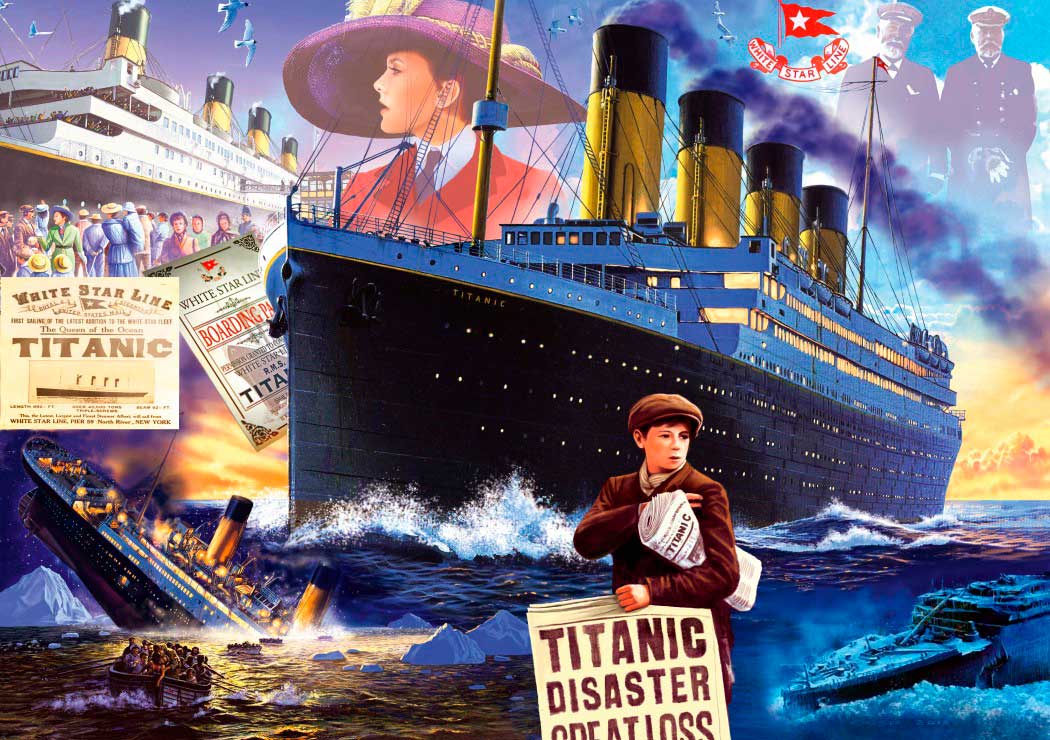 Puzzle Bluebird Titanic de 1000 Piezas