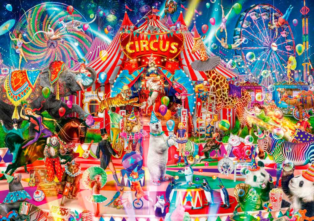 Puzzle Bluebird Una Noche en el Circo de 4000 Piezas