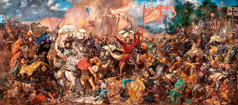 Puzzle Castorland Batalla de Grunwald, Jan Matejko de 600 Pzs