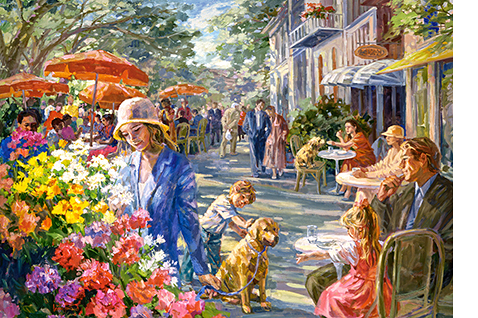 Puzzle Castorland Calle de Ensueño de 500 Piezas
