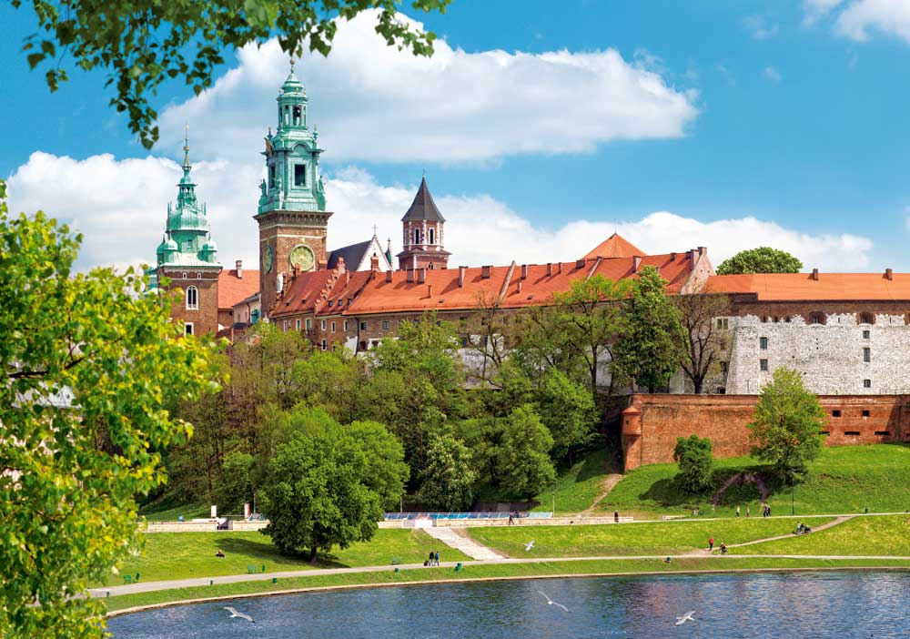 Puzzle Castorland Castillo Real de Wawel, Polonia de 500 Piezas