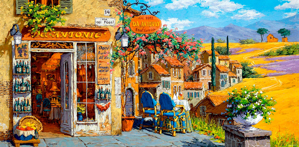 Puzzle Castorland Colores de la Toscana de 4000 Piezas