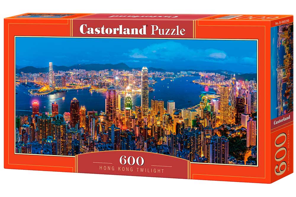 Comprar Puzzle Castorland Crepúsculo en Hong Kong de 600 Piezas CastorlandB060290